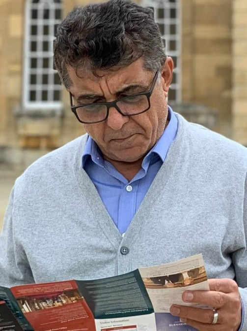 The Kurdish poet Dilshad Abdullah (Photo: Dilshad Abdullah Facebook page)